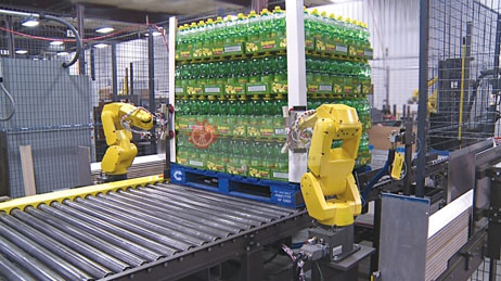 Palletizing assembly system Palletizing assembly system